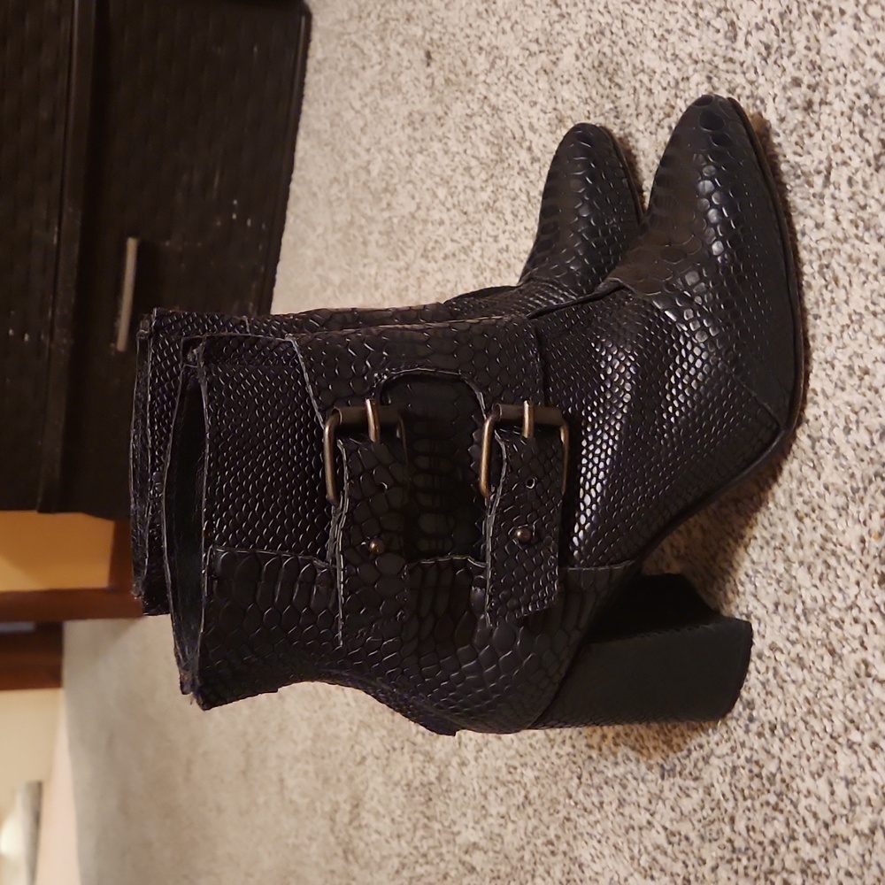 Freebird by Steven Black Heeled Boots
